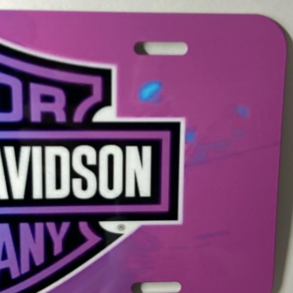 Harley Davidson License Plate Car Coaster Set - Picture 6 of 6